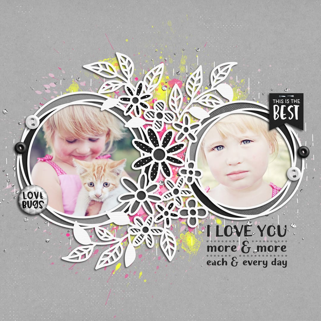 Layout Sample of Spring Leaves 04 | Templates