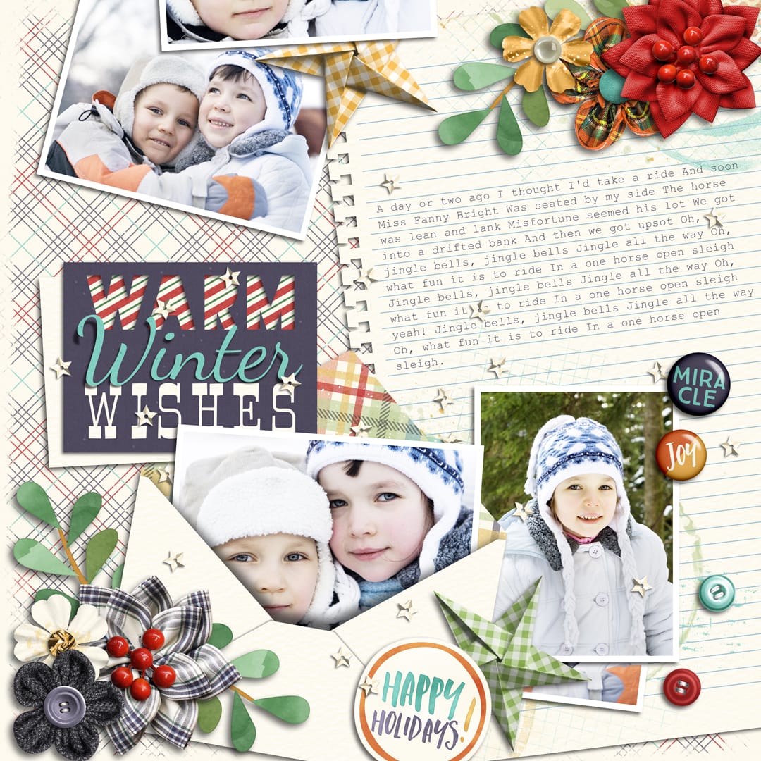 Layout Sample of The Merriest Christmas | Collection