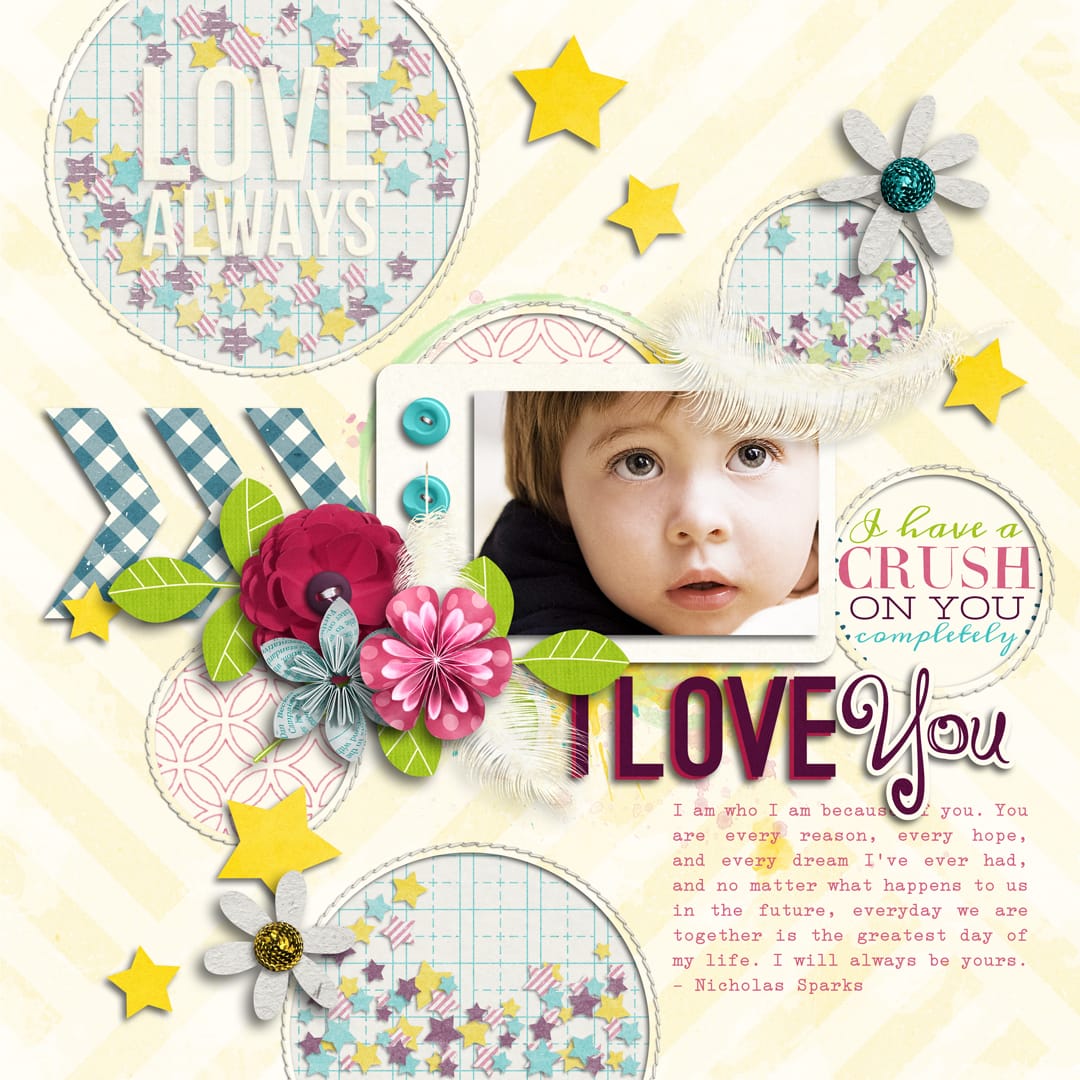 Layout Sample of Playing With Confetti 02 | Templates