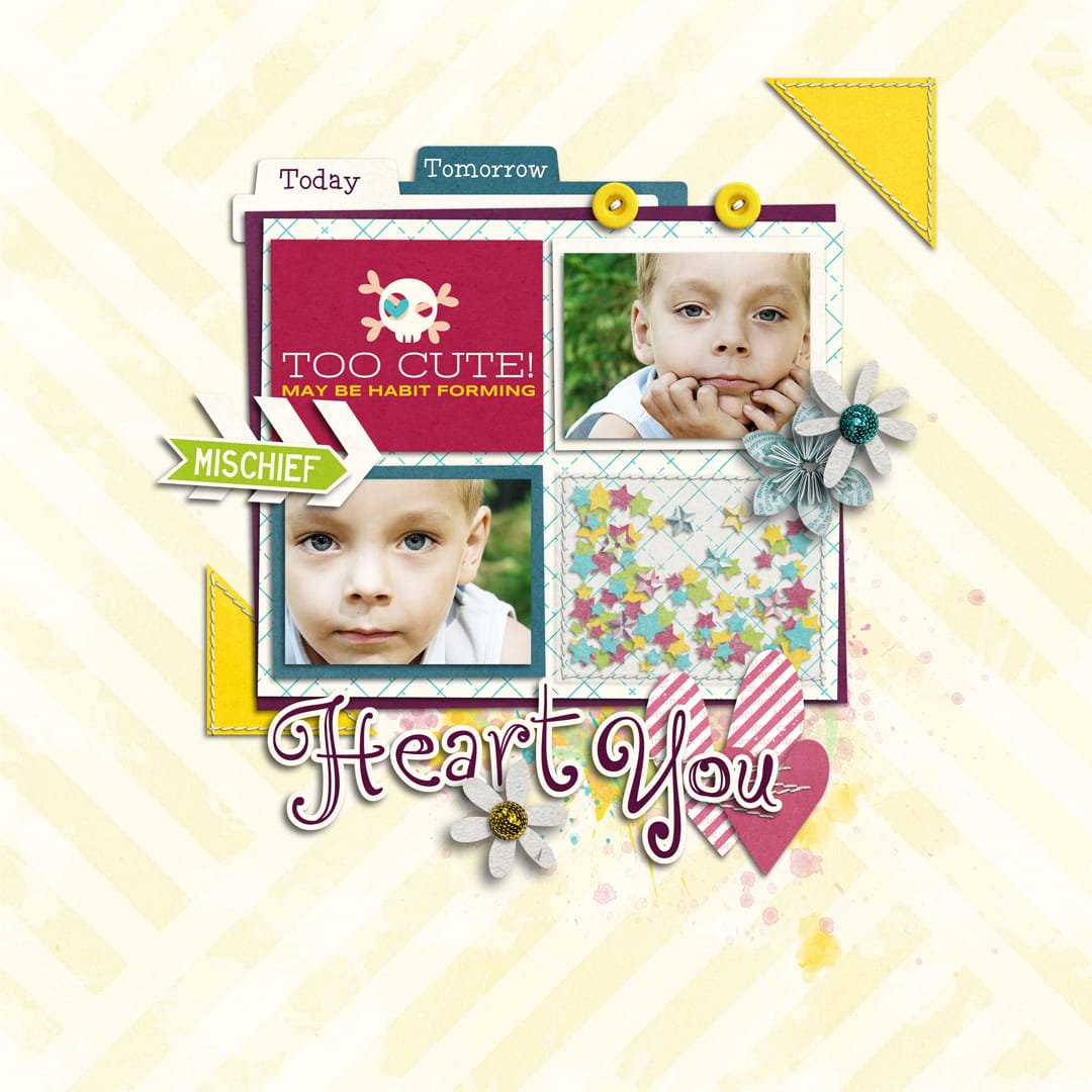 Layout Sample of Playing With Confetti 02 | Templates