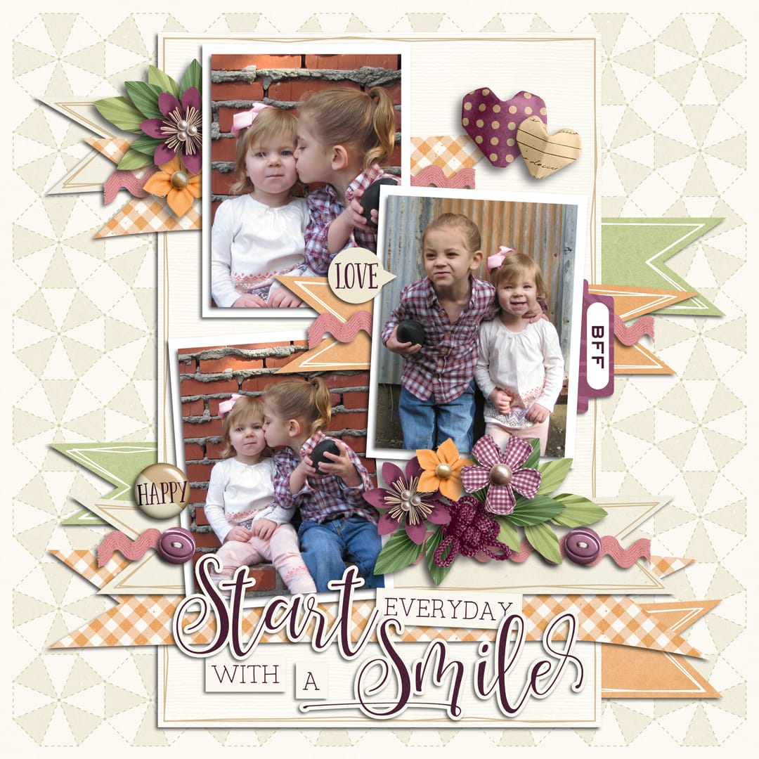 Layout Sample of Be Happy And Smile | Collection