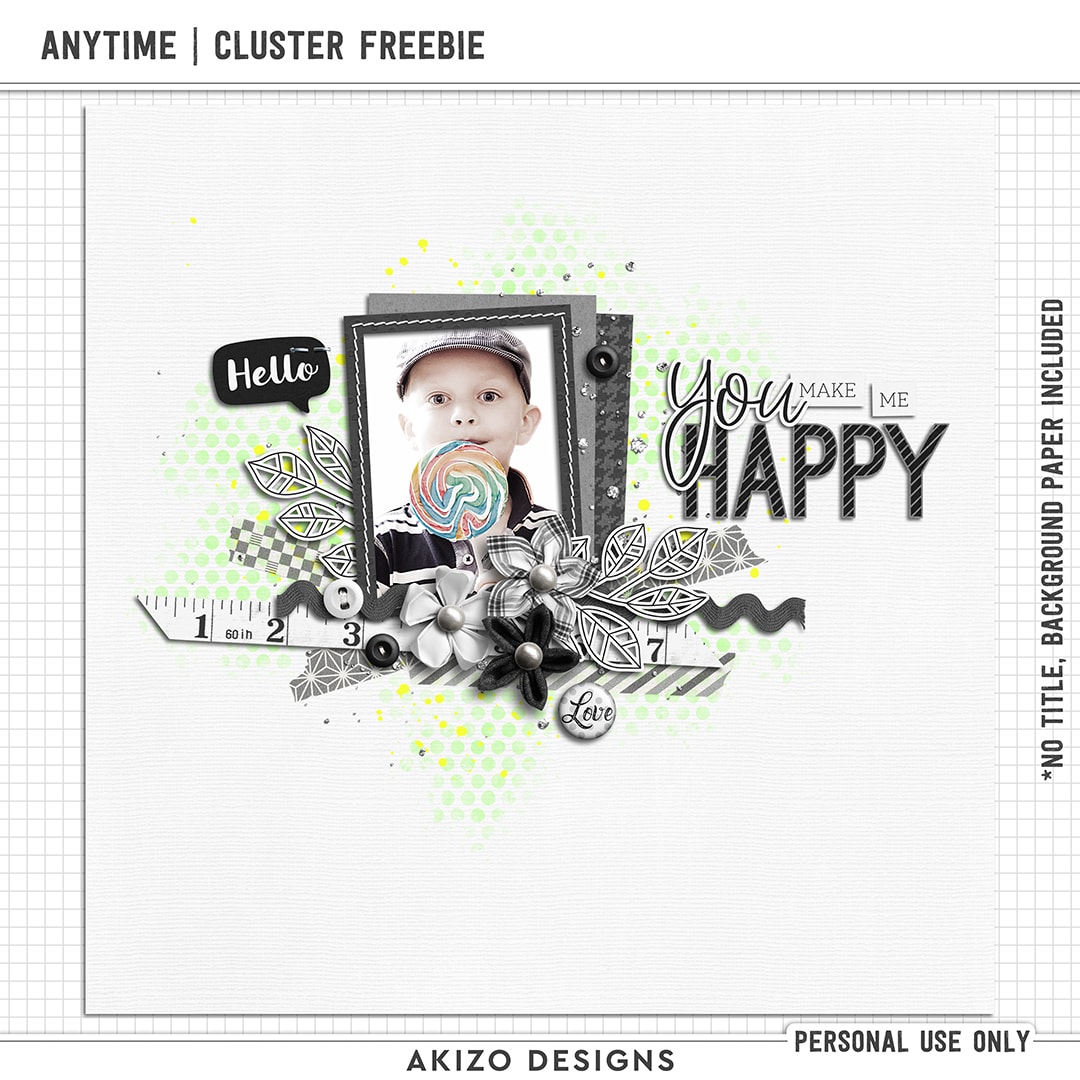 Anytime | Cluster Freebie