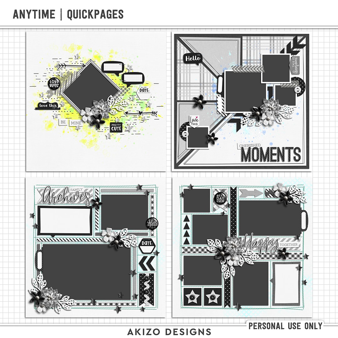 Anytime | Quickpages by Akizo Designs