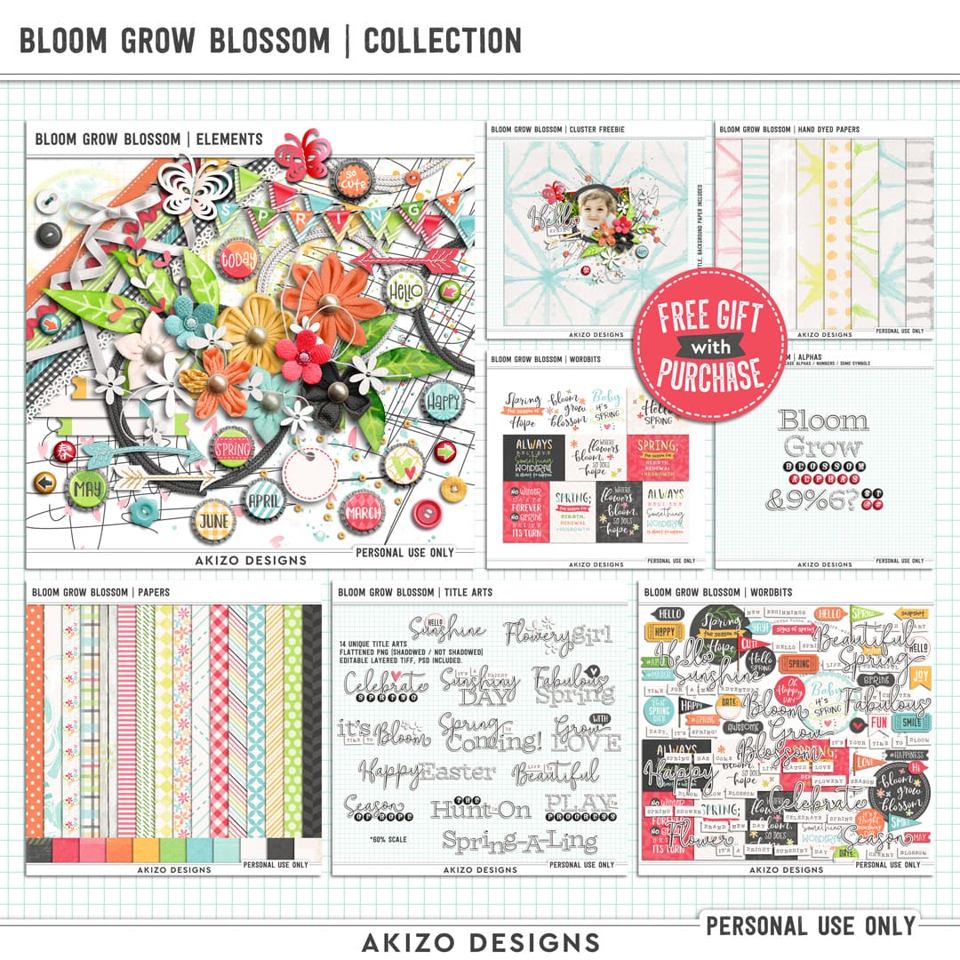 Bloom Grow Blossom | Collection by Akizo Designs