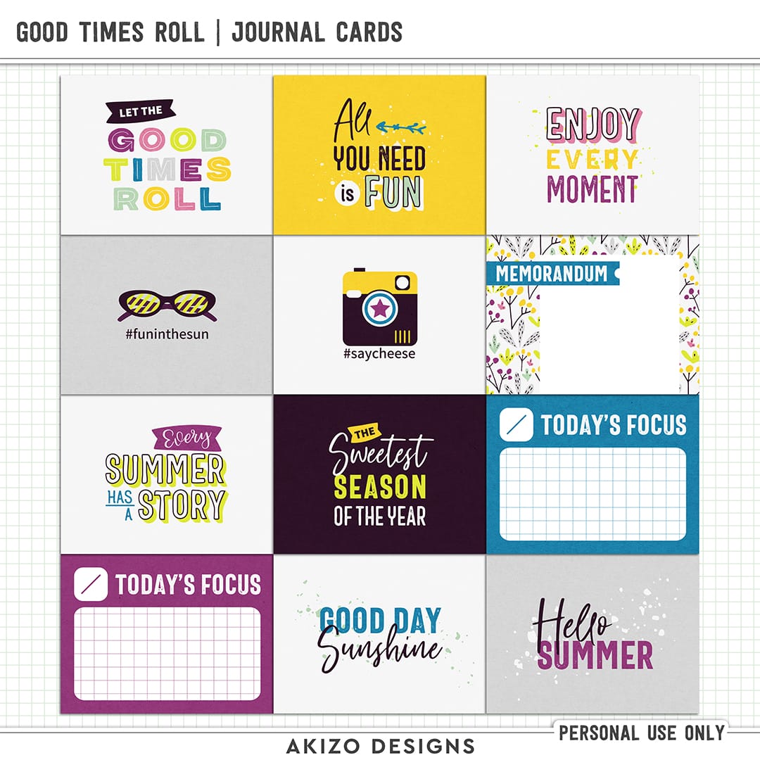 akizo_GoodTimesRoll_jcdv2_ig Good Times Roll | Journal Cards