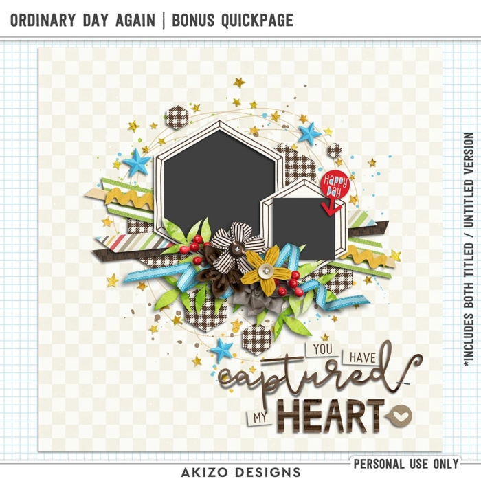 Ordinary Day Again | Bonus Quickpage