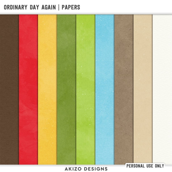 Ordinary Day Again | Papers