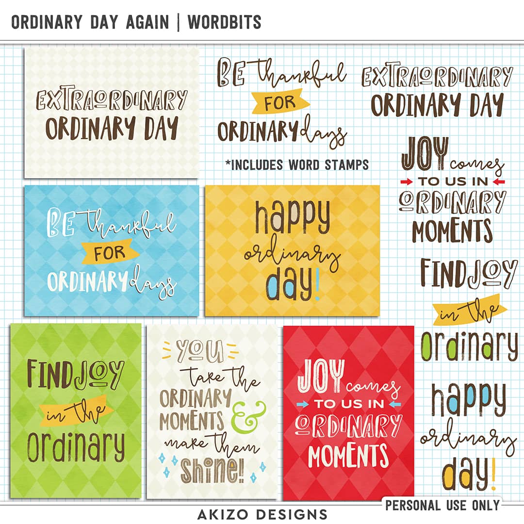 Ordinary Day Again | Wordbits