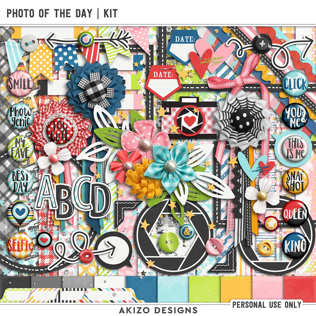 Photo Of The Day | Kit by Akizo Designs | Digital Scrapbooking