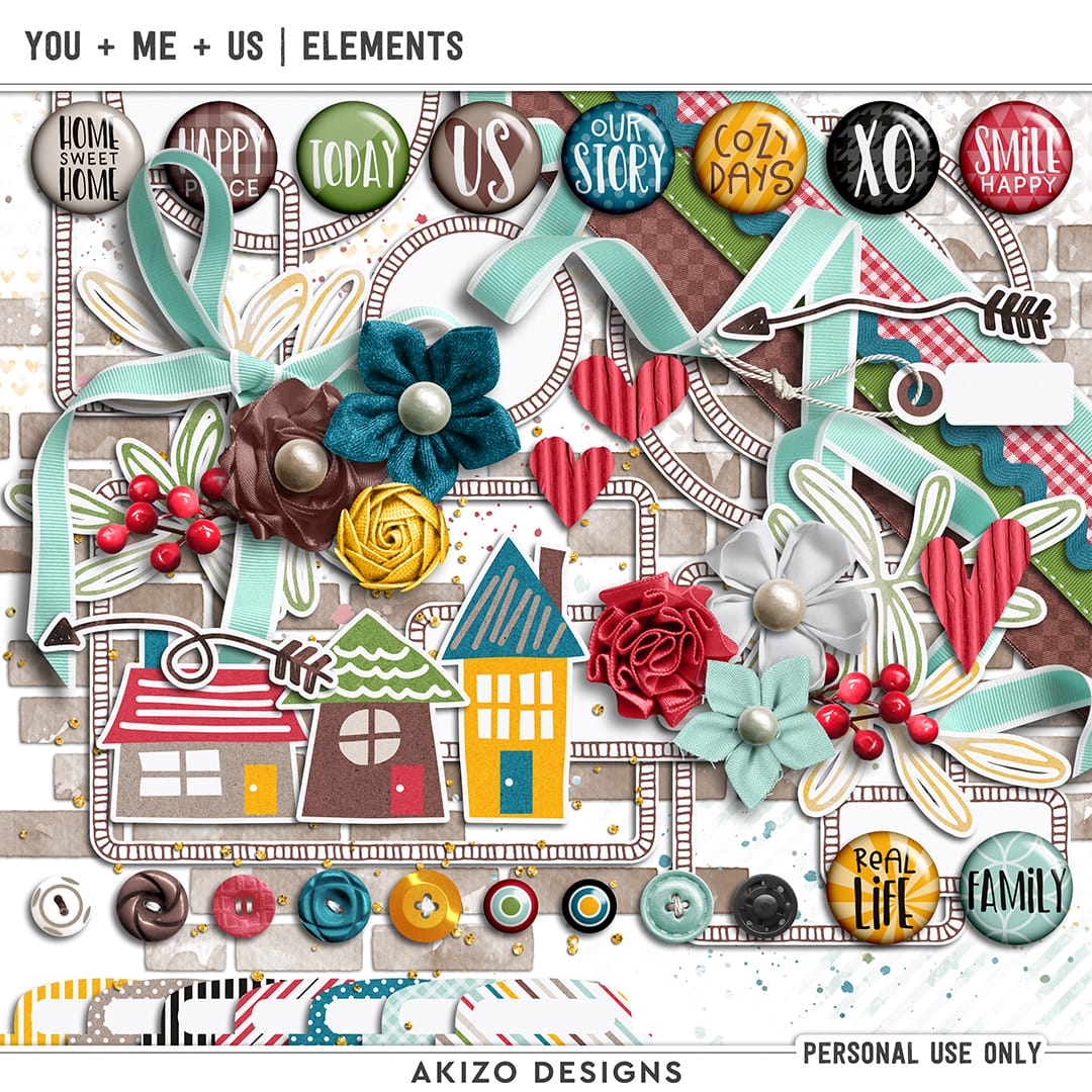 You + Me = Us | Elements by Akizo Designs