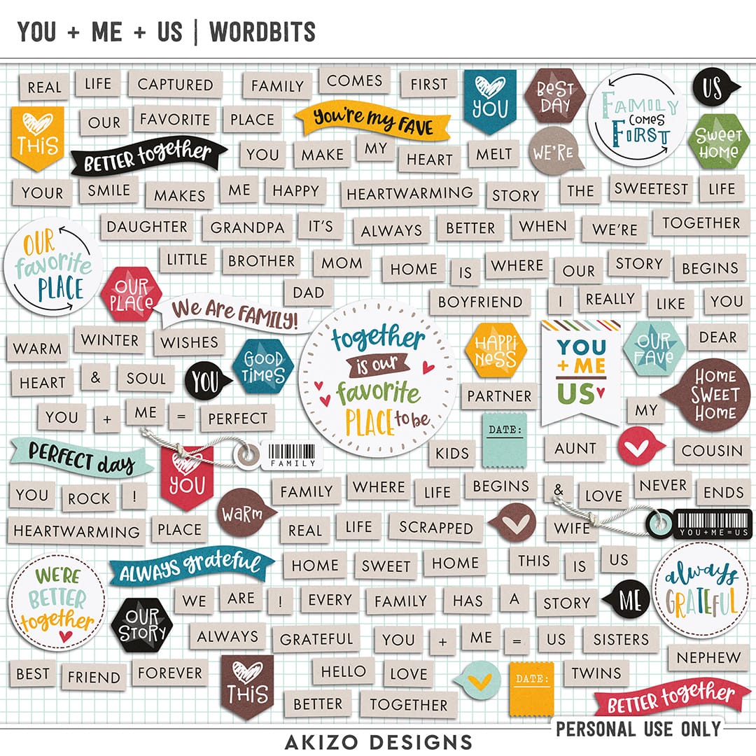 You + Me = Us | Wordbits