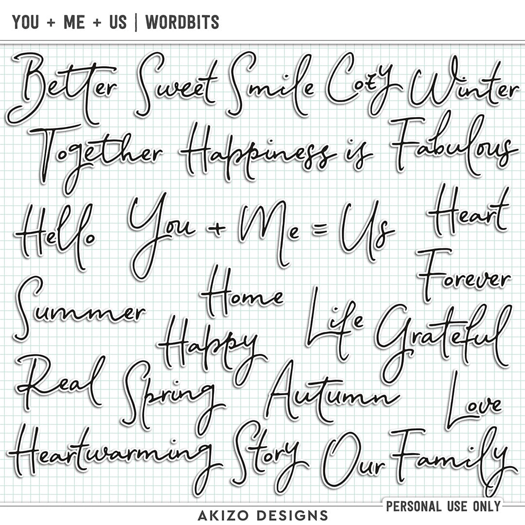You + Me = Us | Wordbits