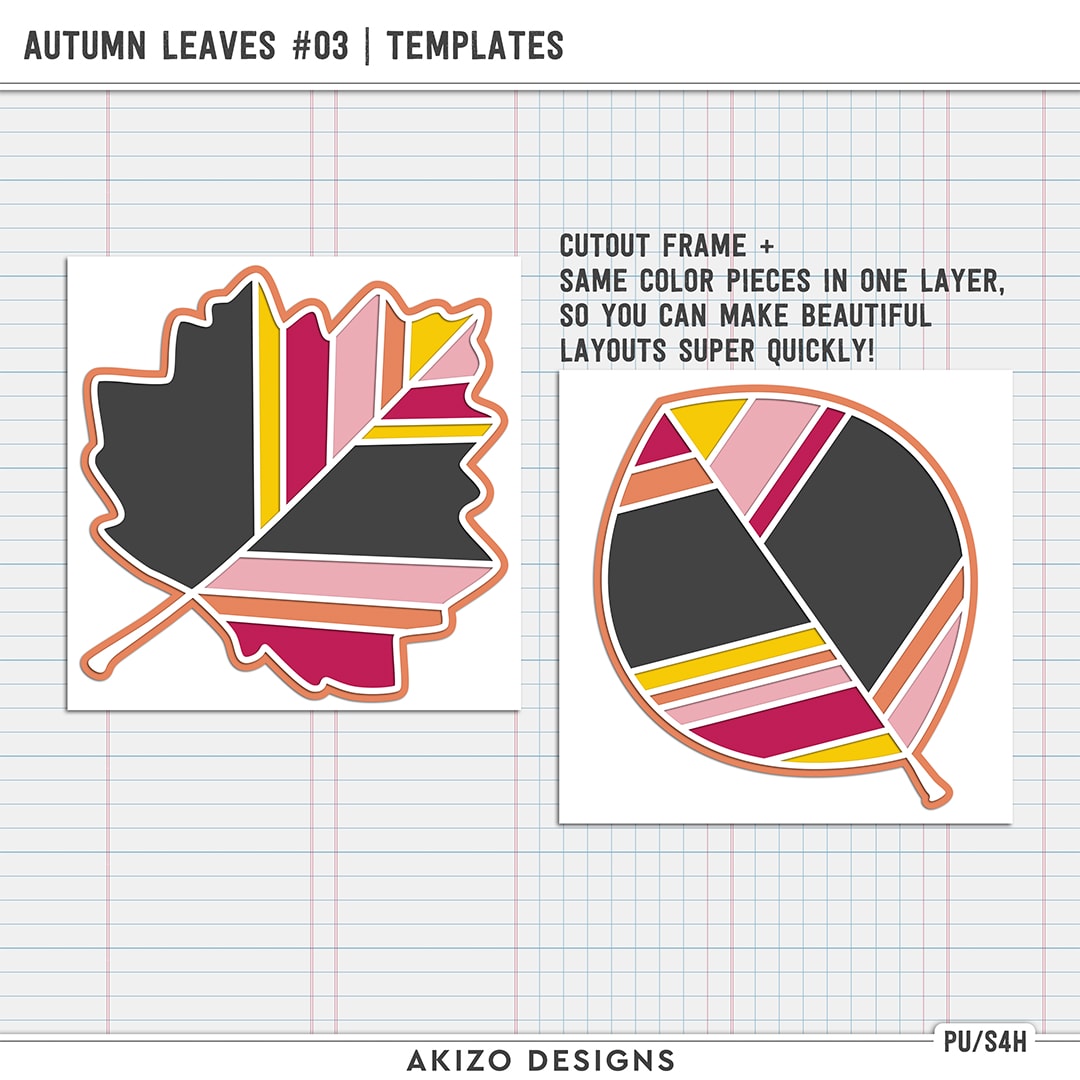 Autumn Leaves 03 | Templates by Akizo Designs