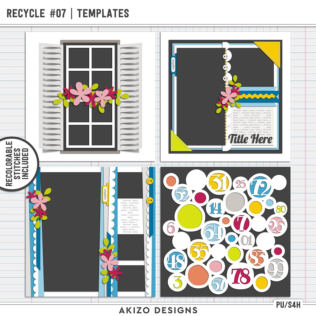 Recycle 07 | Templates by Akizo Designs