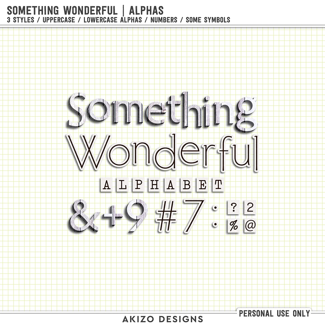 Something Wonderful | Alphas (included in Elements)