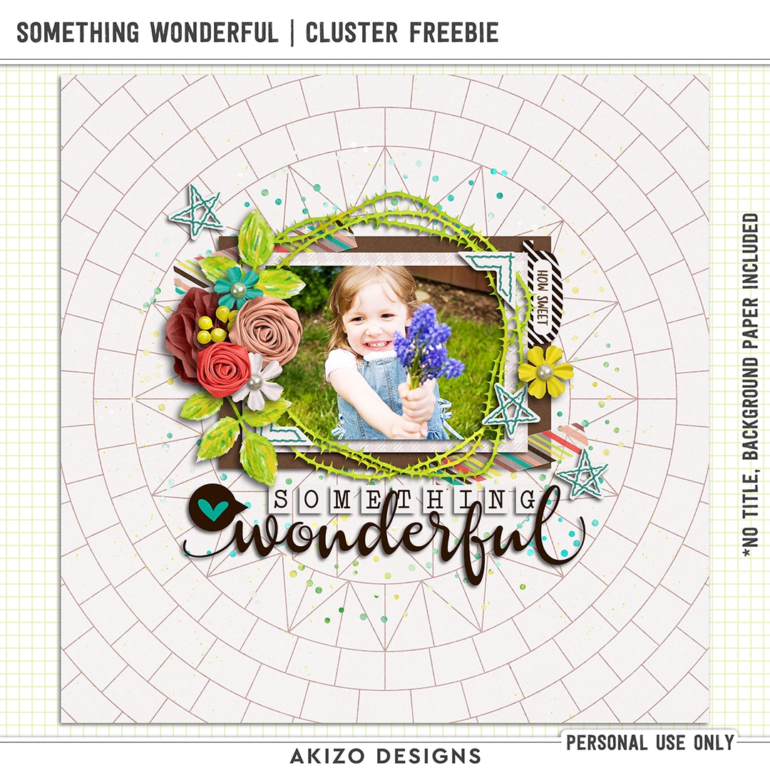 Something Wonderful | Cluster Freebie