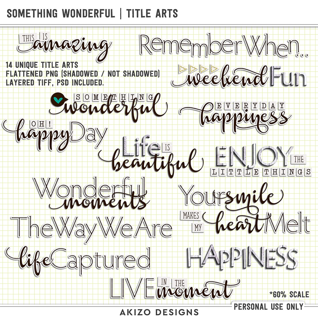 Something Wonderful | Title Arts