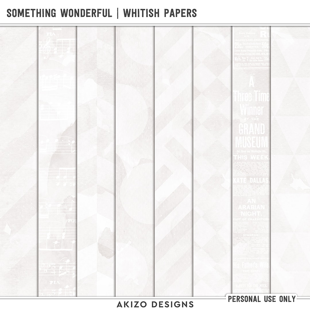 Something Wonderful | Whitish Papers