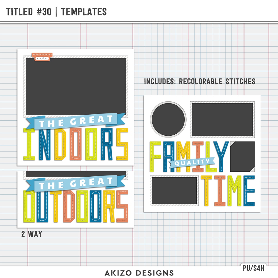Titled 30 | Templates by Akizo Designs