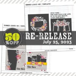 50% OFF - Beautiful Summer Leaves Templates 230725_ec