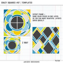 Crazy Squares 07 | Templates