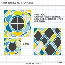 Crazy Squares 07 | Templates