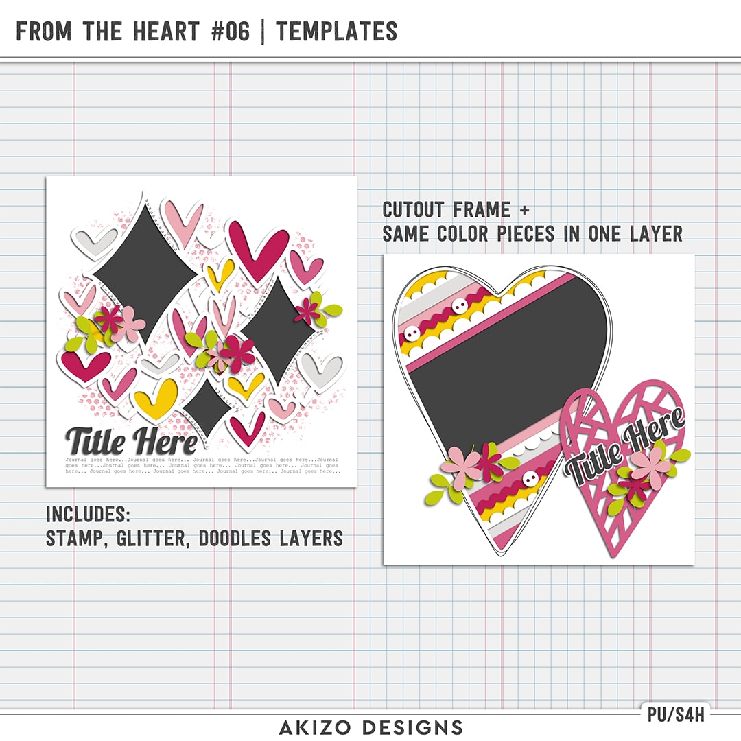 From The Heart 06 | Templates by Akizo Designs