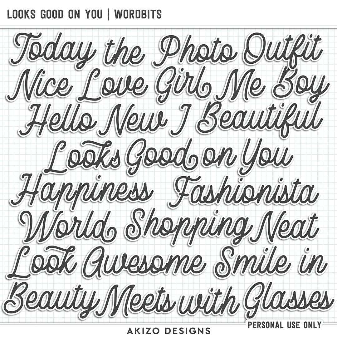 Looks Good On You | Wordbits