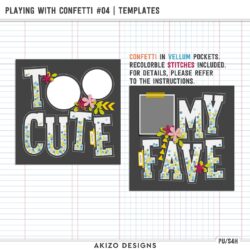 Playing With Confetti 04 | Templates