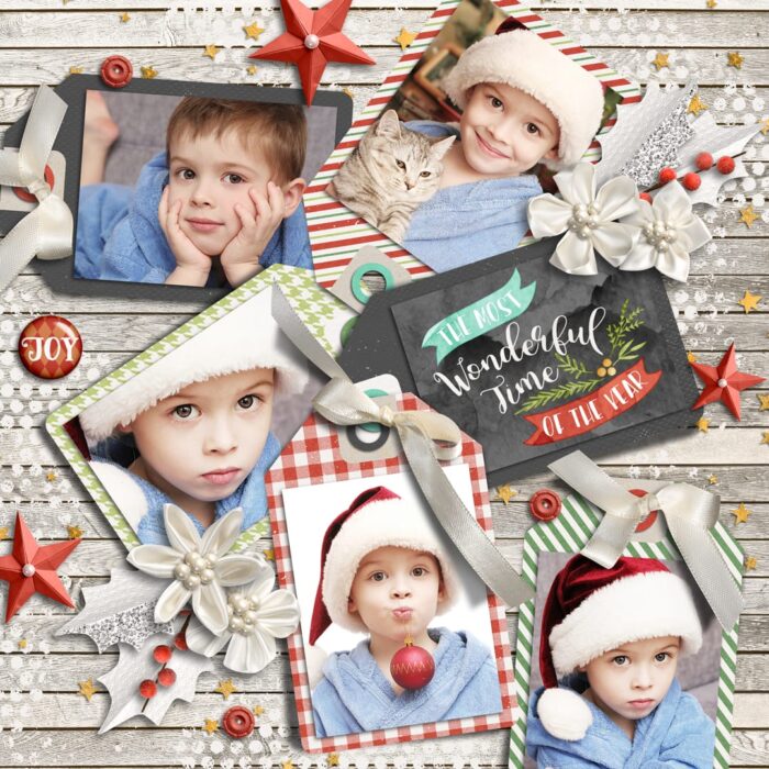 Happy Holidays | Collection, Playing With Joural Cards 03 | Templates