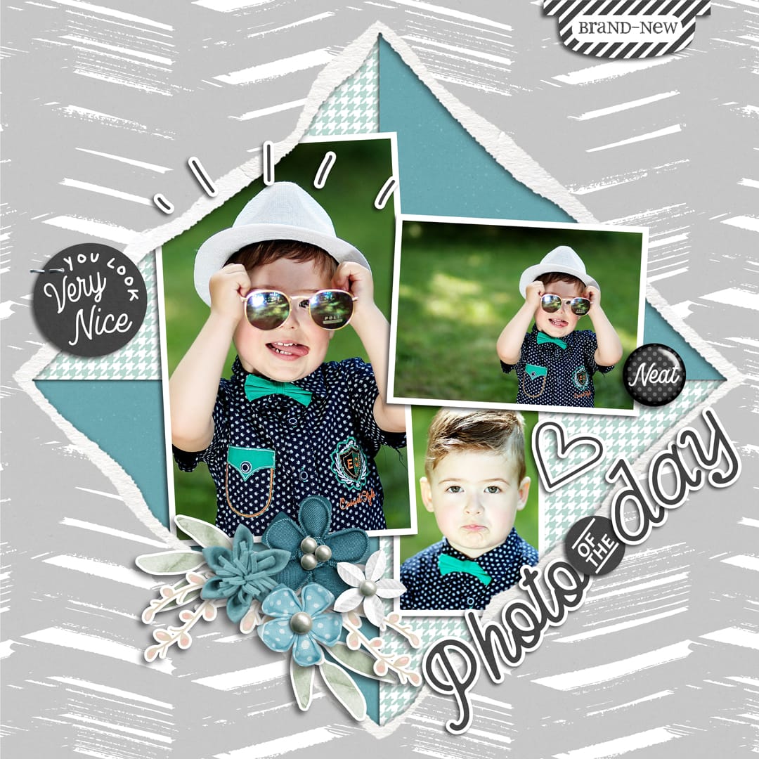 Looks Good On You | Collection, Torn Paper Play 05 | Templates