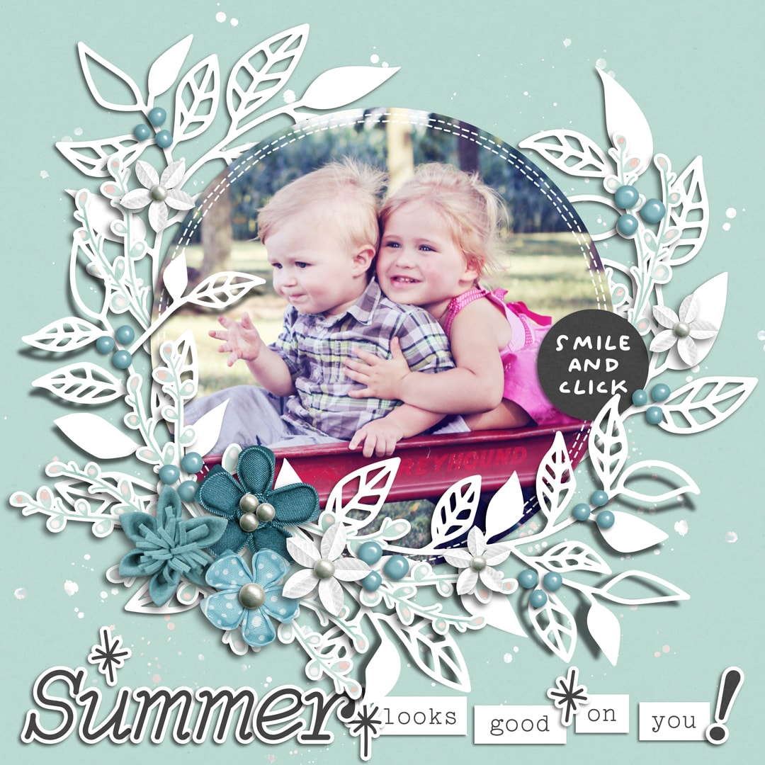 Looks Good On You | Collection, Summer Leaves 01 | Templates