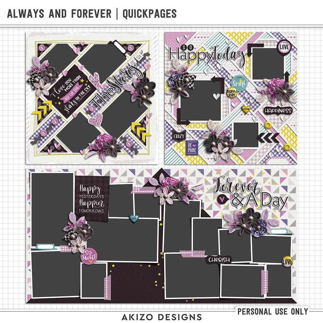 Always And Forever | Quickpages by Akizo Designs