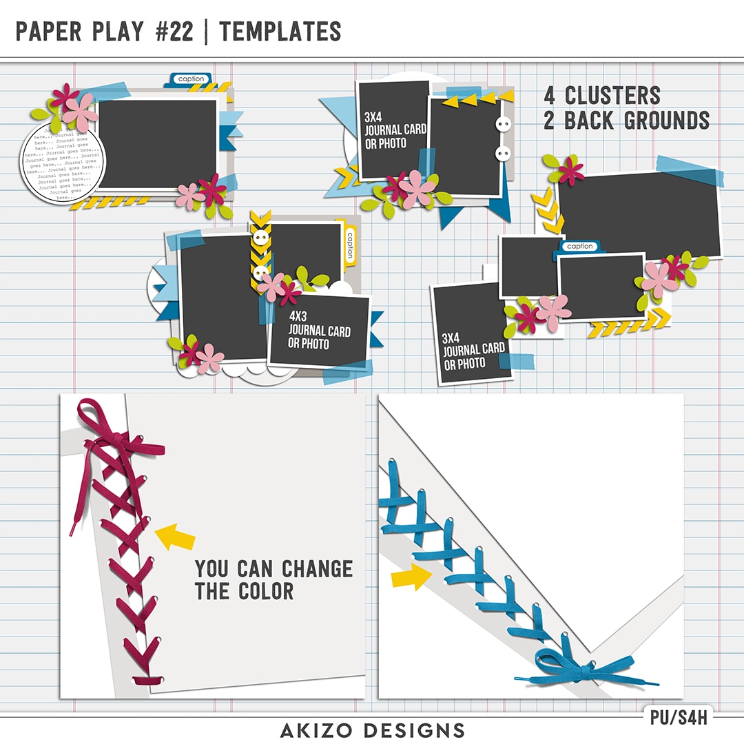 Example of use of Paper Play 22 | Templates