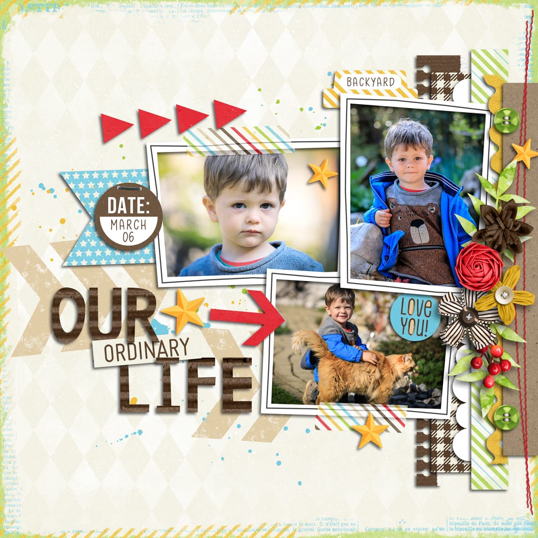 Ordinary Day Again | Collection, Paper Play 34 | Templates