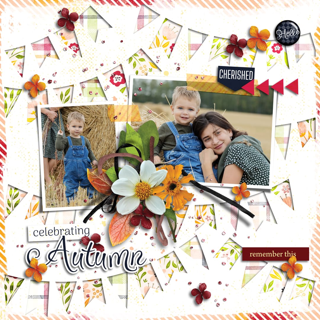 Color Me Autumn (Free With Purchase September 2023), Paper Play 21 | Templates