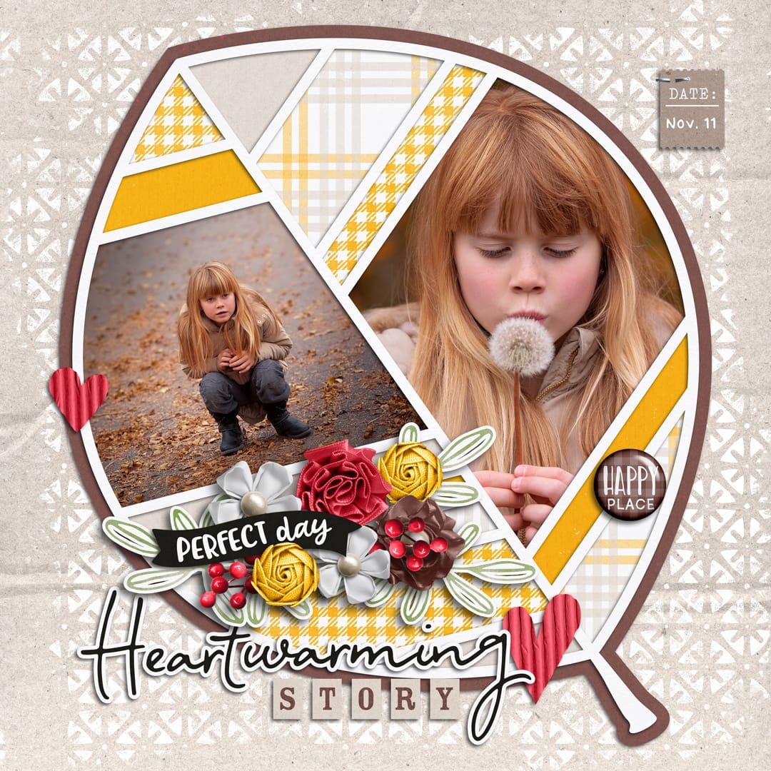 You + Me = Us | Collection, Autumn Leaves 03 | Templates