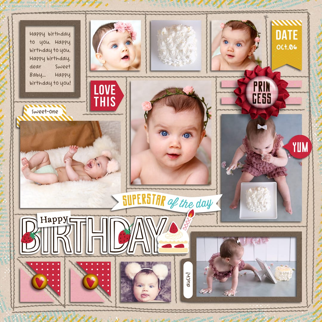 Time For Cake | Collection, In The Box 11 | Templates