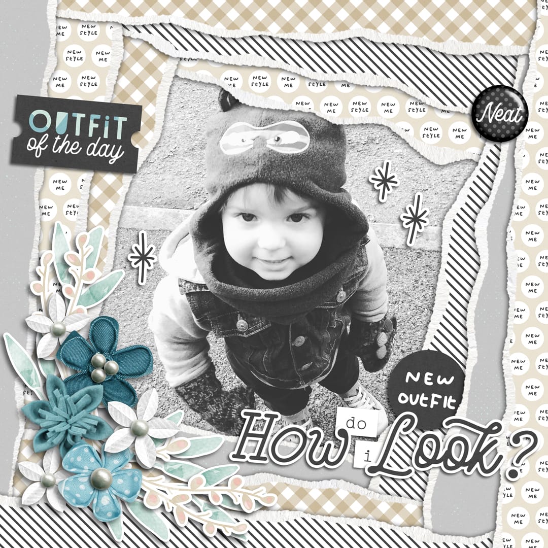 Looks Good On You | Collection, Torn Paper Play 06 | Templates