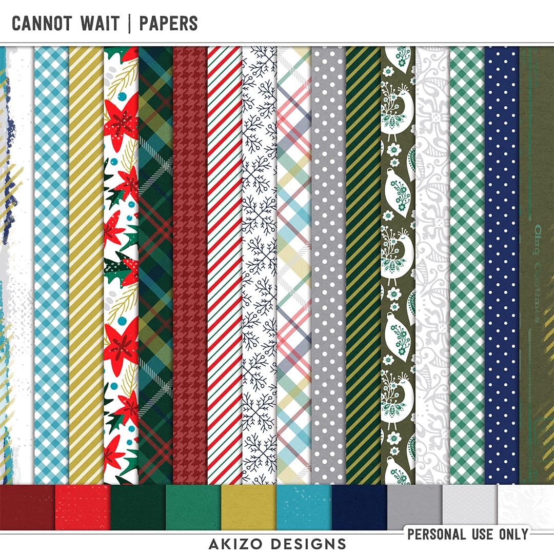 Cannot Wait | Papers (included in Kit)