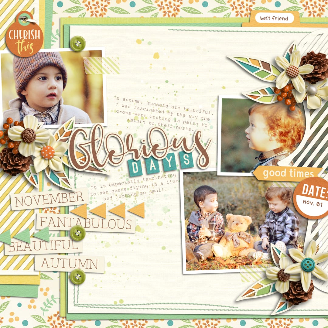 s23_fia_pp13 Falling Into Autumn | Collection, Paper Play 13 | Templates