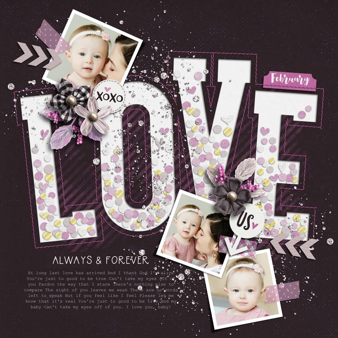 Always And Forever | Collection, Playing With Confetti 03 | Templates