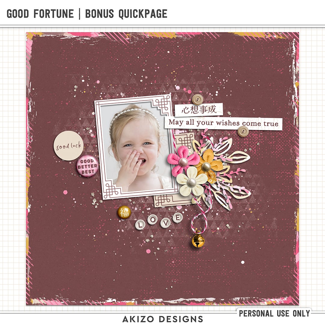 Good Fortune | Bonus Quickpage