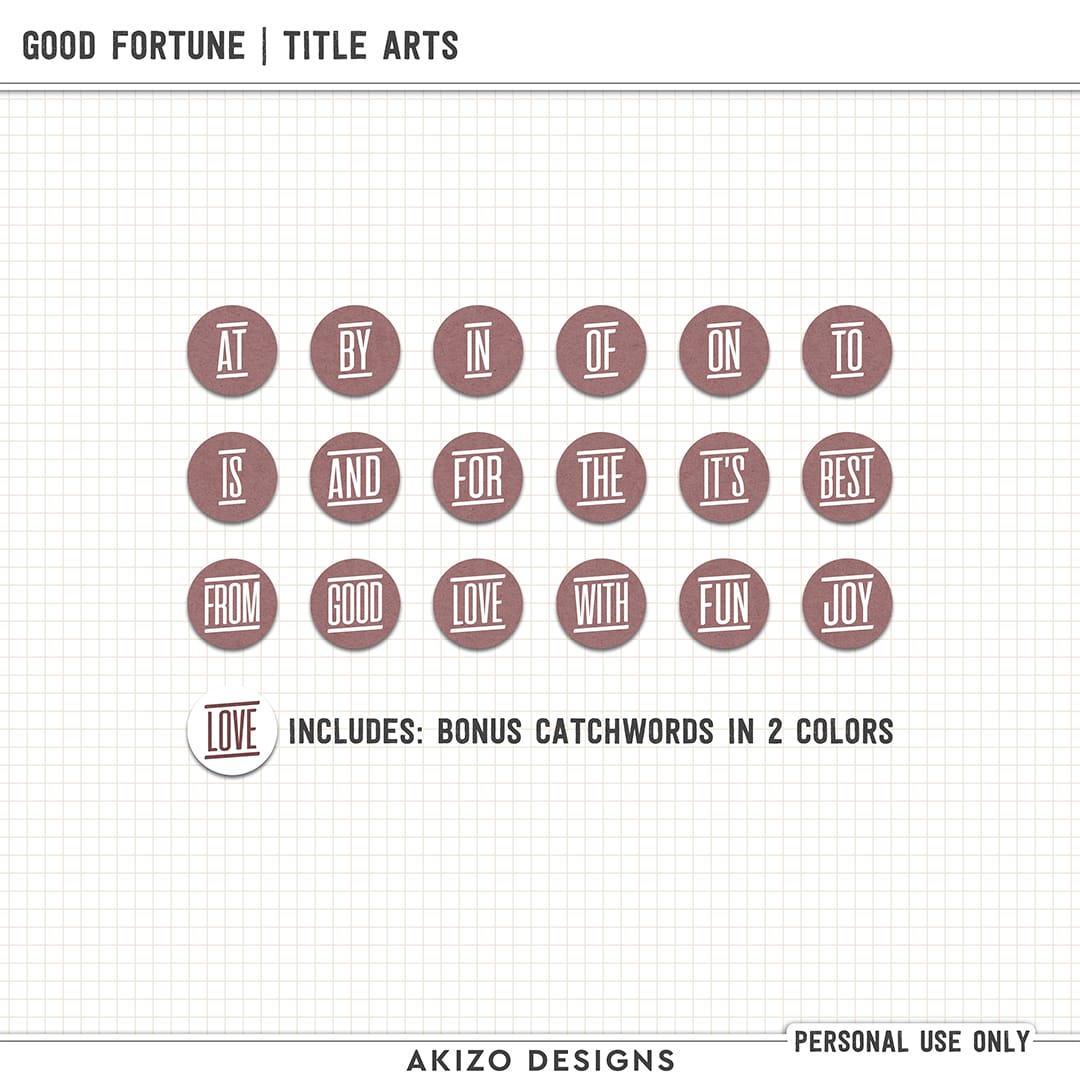 Good Fortune | Title Arts