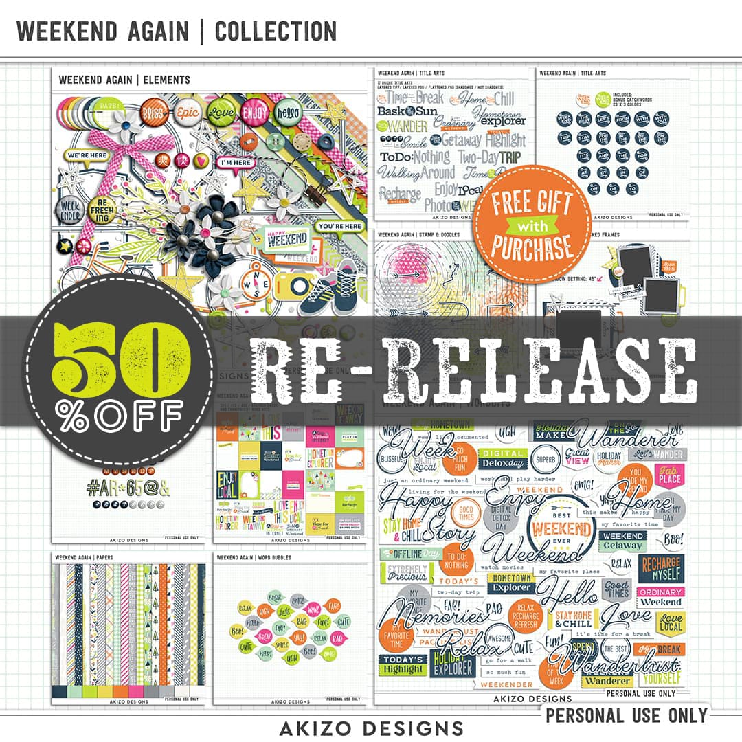 Re-release 50 % Off - Weekend Again | Collection