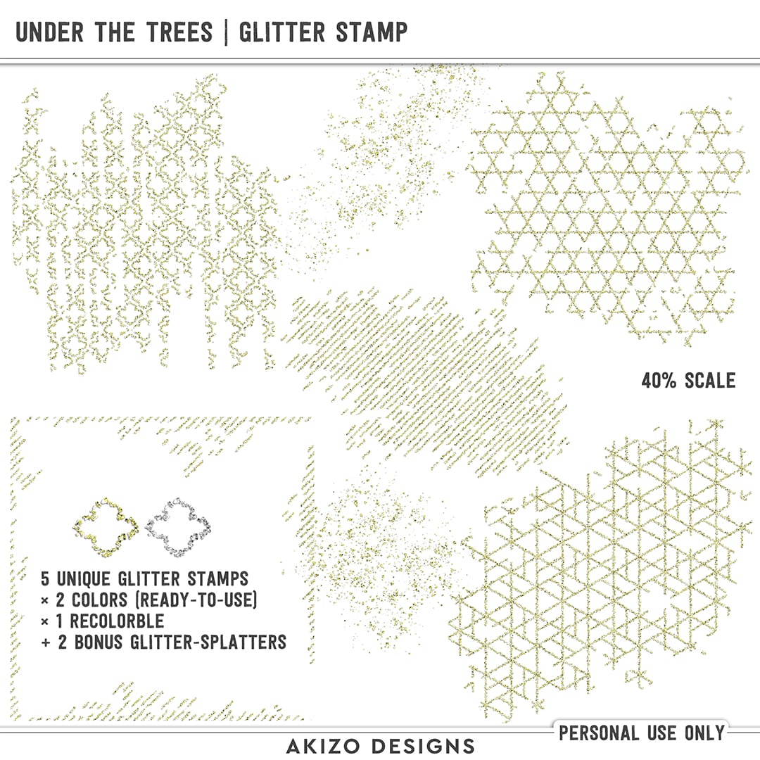 akizo_UnderTheTrees_gsdv1_ig Under The Trees | Glitter Stamp