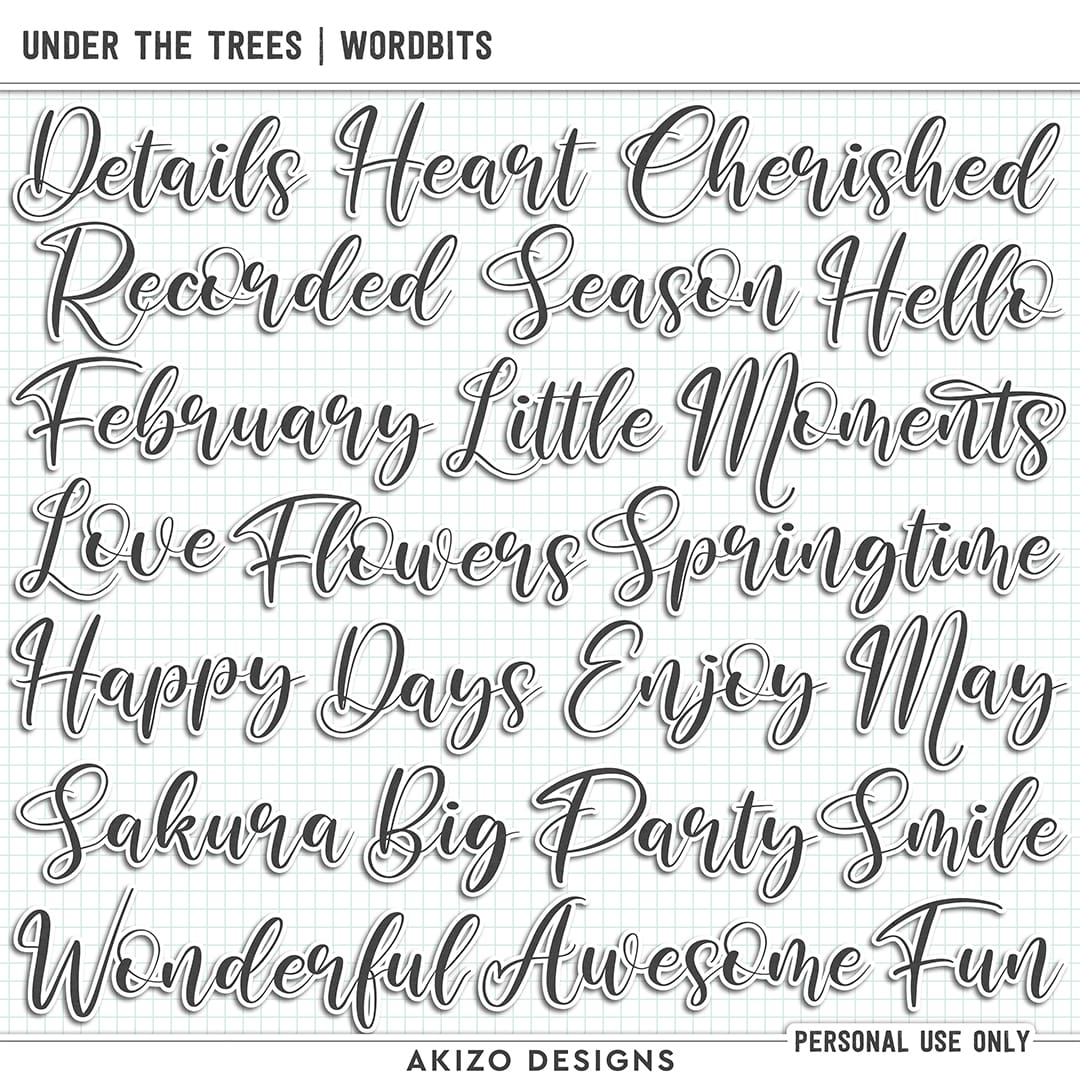 akizo_UnderTheTrees_wbdv1_ig Under The Trees | Wordbits