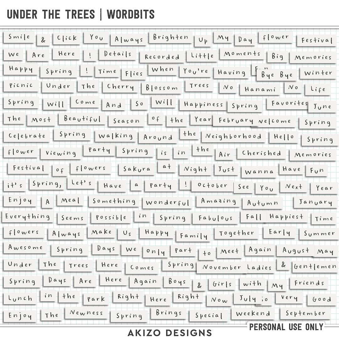 akizo_UnderTheTrees_wbdv2_ig Under The Trees | Wordbits