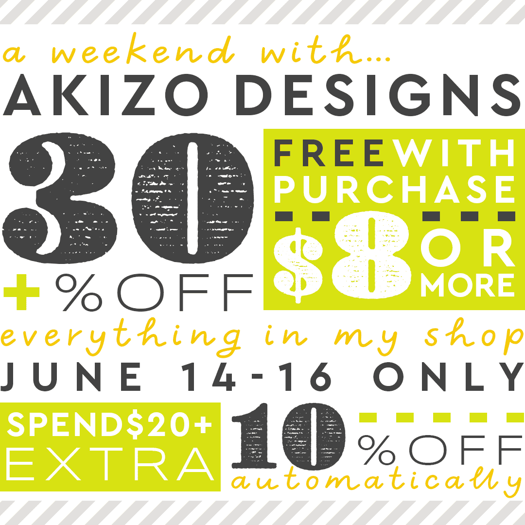 A Weekend With Akizo Designs June. 2024