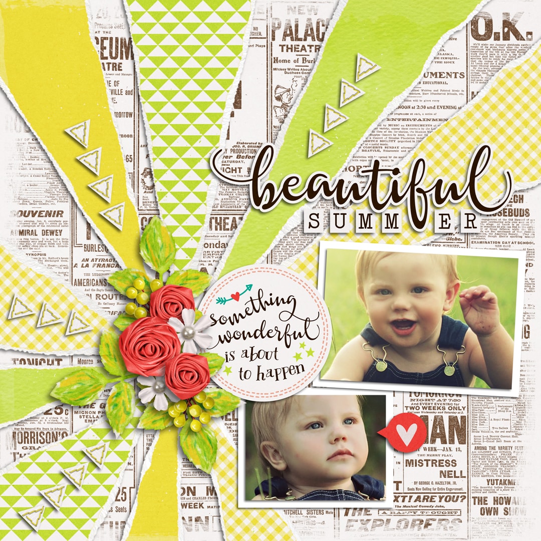 Something Wonderful | Collection, Torn Paper Play 09 | Templates